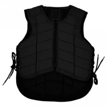 Riding Equipment, Padded Riding Vest, Riding Protection Vest with Adjustable Rope and Zip, Vest for Height 41, 3449, 21 Inch Ref: 4483