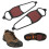 1 paar Groben Sand Winter Anti Slip Eis Schnee 10