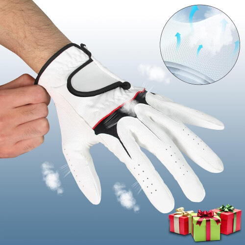 Golf gloves lefthanded, Machine washable sheepskin, Golf training aid 1