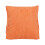 Soft Fabric Decorative Pillow, Versatile Use for Couch and Bed, Zippered Backrest Support (Orange, Triangular) 1