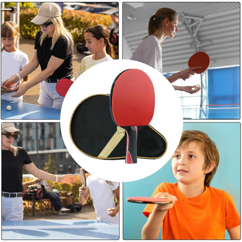 Table Tennis Bat: Professional Padel Bat, Racket with Light Grip CS 2