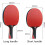 Table Tennis Bat: Professional Padel Bat, Racket with Light Grip CS 4