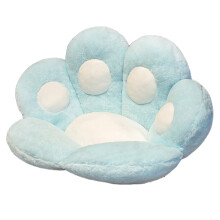 Cuscino per sedile a forma di zampa di gatto carino che offre un perfetto fascino decorativo, morbido cuscino per sedile in tessuto felpato con