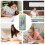 Compass Set, Geometry Set  Math Geometry Kit Sets  Box with Protective Compass Set for Teaching Materials and Students Learning Green 3