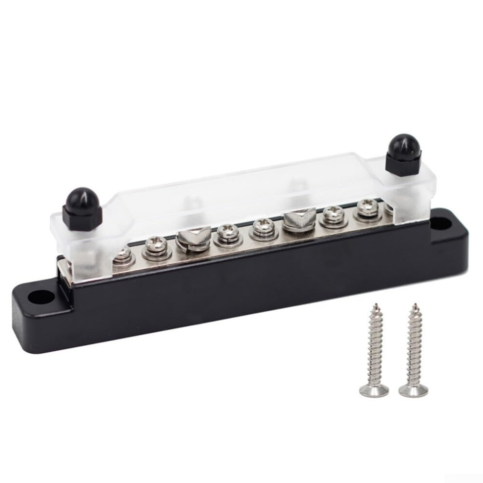 150A Current Bus Bar Terminal Block 10 Circuit M6 For Rv Boat Truck With Copper Terminals 9323874428277
