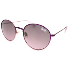 Superdry Round Sunglasses ENSO Matte Purple Fade with Purple Gradient Lenses 018