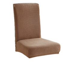 Elegante fluwelen stoelhoezen voor de eetkamer, stoelhoezen met elastische banden voor een antislip zitcomfort, decoratieve stoelbekleding voor de