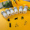 Timbre animal polyvalent avec motif de chats mignons pour-1 2