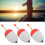 3PCS EVA Leucht Angeln Float Licht Stick Schaum 12