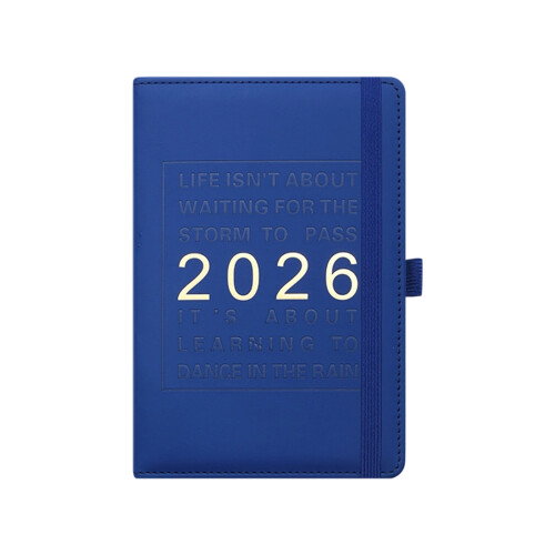 Planificateur de vie professionnelle 2026, Journal de-bleu