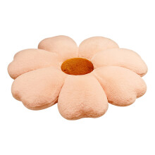 Almofada decorativa em formato de flor, assento confortável com enchimento macio de poliéster, ideal para quartos infantis e outros ambientes (40
