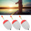 3PCS EVA Leucht Angeln Float Licht Stick Schaum 12
