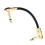 Kabel für Effektpedale für E-Gitarre, flach, 4