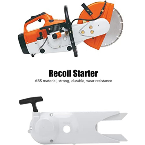 Pull Starter Recoil Assembly, Recoil Starter White Robuster Pull Starter Recoil Assembly Replacement Manual starter for the motor 1