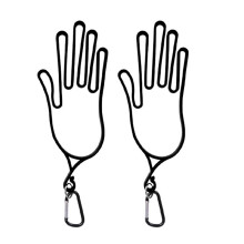 2 x golf glove holder, hanger, dryer, shaper, golf glove holder, golf gloves, hanger with hook for golf bag