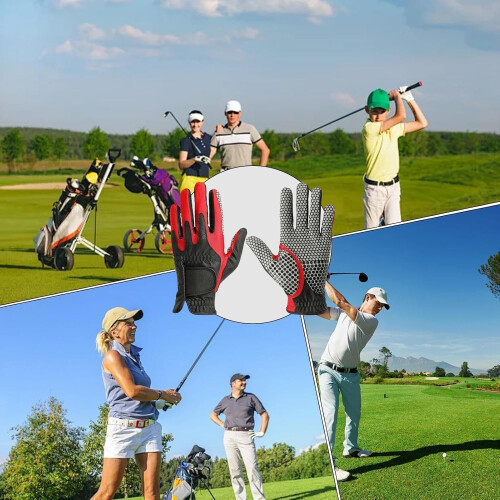 Golf gloves – Swing trainer gloves, protective for left hand, nonslip, shockabsorbing, comfortable 2