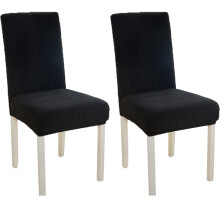 Dicke, dehnbare Stuhlhusse, universeller Stuhlschutz, dekorative Stuhlhussen für Esszimmer, Hotels, Hochzeitsbankette (Set)