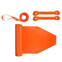Deer Hauler Towing, TearResistant Tow Strap for Yard, Grass, Mud, Sand, 72x22.5 Inch, Orange