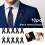 Innovatives Design, schwarze Bandbrosche, Bandnadelknotenbrosche 2