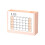Schreibtisch-Stift-Organizer mit Monatskalender 2026,-Rosa 1