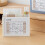 Schreibtisch-Stift-Organizer mit Monatskalender 2026,-Rosa 3