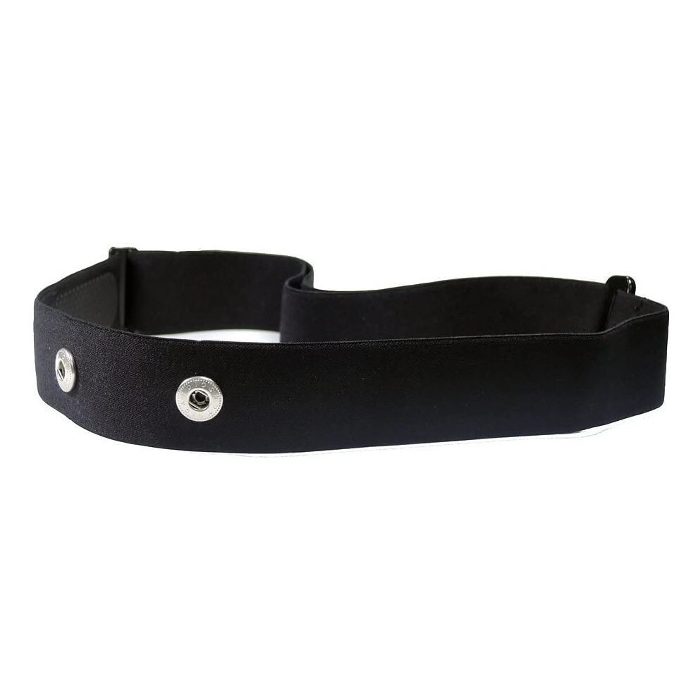 Heart Rate Monitor Soft Chest Straps Black Size S  XL Compatible with: Garmin HRM Dual, Wahoo Tickr, Polar H7, CARDIOSPORT, black