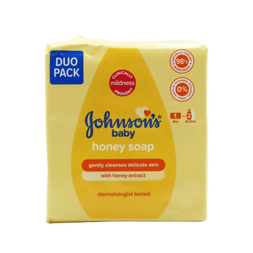 Johnson & Johnson Johnsons Baby Soap Honey 90g 2 Pack