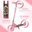 Children's Scooter 47 Years, 2 LED Wheels, Adjustable  Foldable, Pink 5