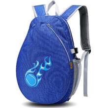 Kids Tennis Bag, 11 x 16 x 6 Oxford Fabric Tennis Backpack with Mesh Pockets, Dirt and Carry Resistance Racket for Teenagers Ref: 6669