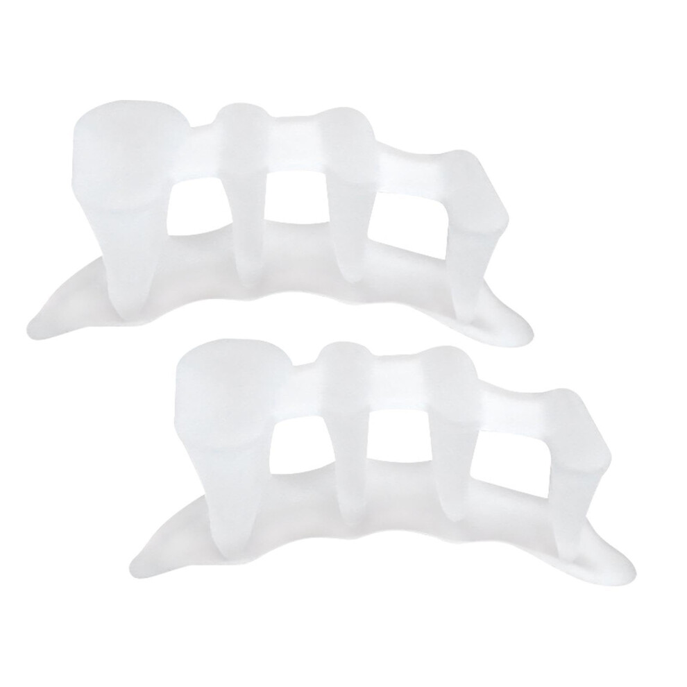 3 Hole Finger Separator | Hammer Finger Straightener Splints | Transparent For Crooked Fingers And Overlap Prevention