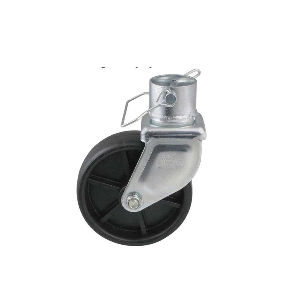 Trailer Removable Trailer Jack Caster Wheel With Pin, Zincfinished Metal 1200 Lbs Camper Boat Swivel, Casters 9339159648759