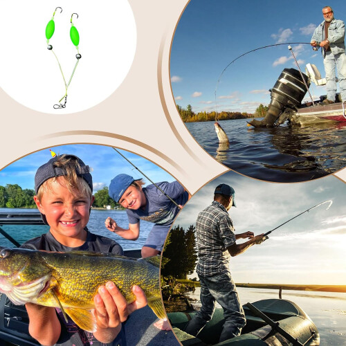 Double Hook Rig For Reverse Bottom, AntiTangle Fishing Hook 8 2