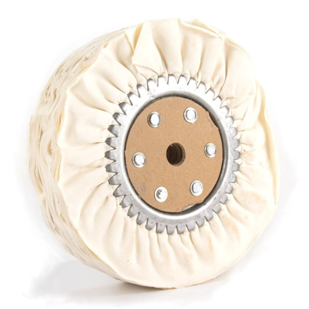 Cotton Buffing Wheel, Bias Polishing Wheel, 40Ply Cotton, 250Mm Diameter, 16Mm Hole, 150300Mm Range 9119770016010