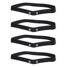 Pack of 4 Elastic Frequency Chest Strap Bands for Geonaut Frequency Sensor Chest Strap
