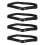 Pack of 4 Elastic Frequency Chest Strap Bands for Geonaut Frequency Sensor Chest Strap 1