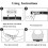 2 Pieces Elastic Frequency Chest Strap Bands for Geonaut Frequency Sensor Chest Strap Ref: 7859 3