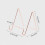 Simple Wrought Iron Organizer Tablet Book Stand-Rose gold 3