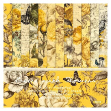 Floral Scrapbook Paper, Patterned Paper Pack, DIY Decoration, Manual, Album