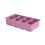 Space Efficient Silicones Large Ice Cubes Tray-Pink 8 squares 1