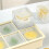 Space Efficient Silicones Large Ice Cubes Tray-Pink 8 squares 5