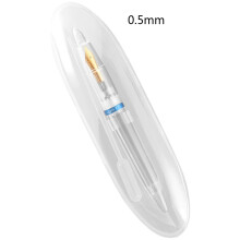 Anfänger-Kalligraphie-Tintenstift, einteilig, für-0,5 mm blau