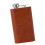 Leak Proof Nonrust Steel Pocket Alcohols-Reddish Brown 1