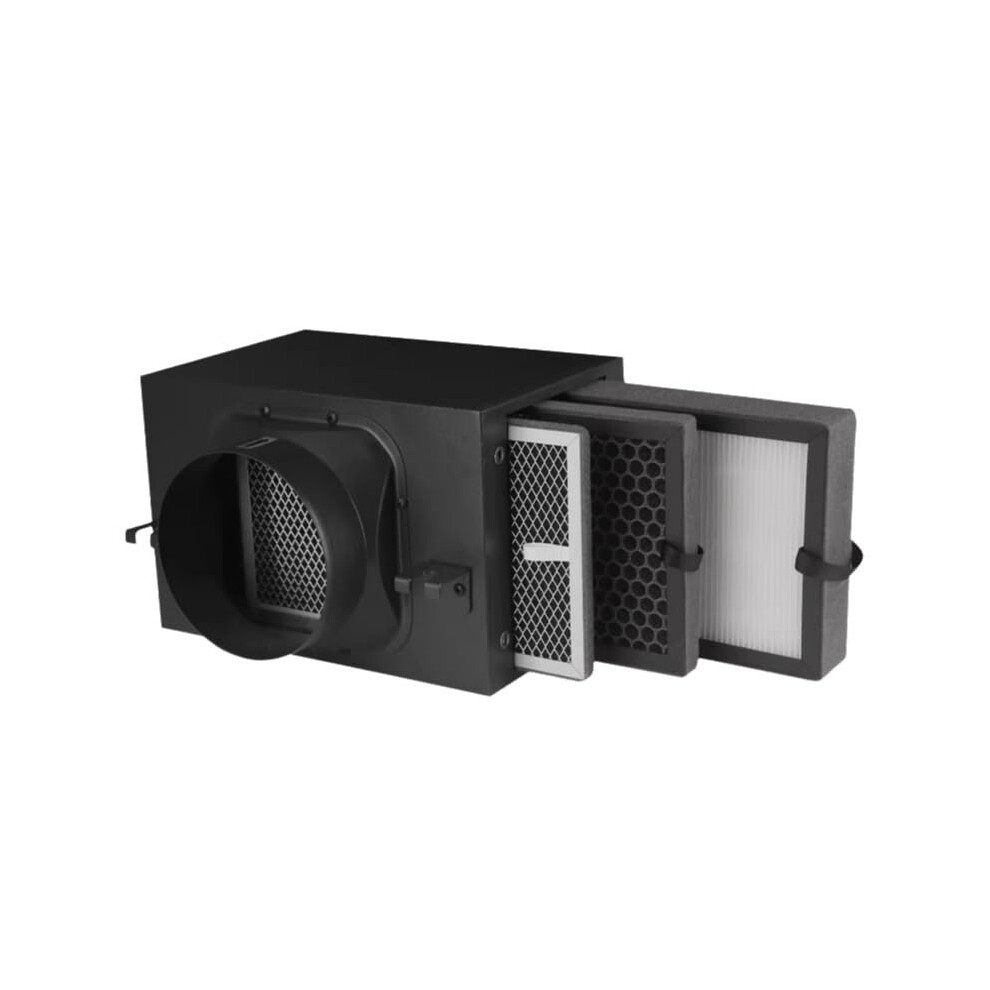 Air Filtration Box With Hepa And Carbon Filter, 3Stage Purification, For 4Inch Inline Duct Fans, Fresh Air Intake 9119770015853