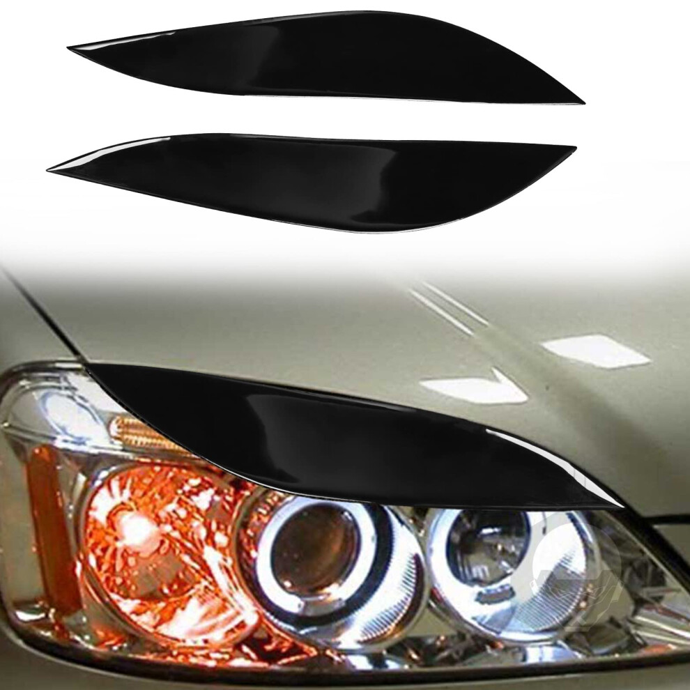 Car Headlight Eyebrow Cover For Honda Civic 20012003, Abs Eyelid Trim Strip, Easy Install 9323874429205