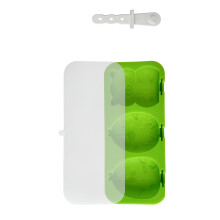 Flexible Silicone Popsicles Molds for Easy Releases Ice-Green