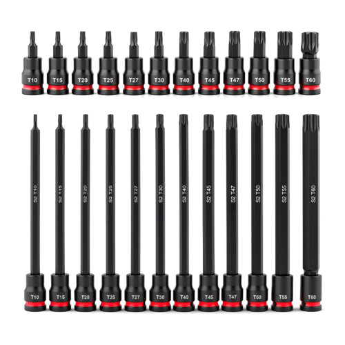 3/8inch Drive Impact Bit Socket Reinforced Power Nut Driver Set