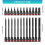 3/8inch Drive Impact Bit Socket Reinforced Power Nut Driver Set 3