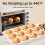 Space Saving Silicones Muffin Pan Reinforced Metal Frame-4382 7