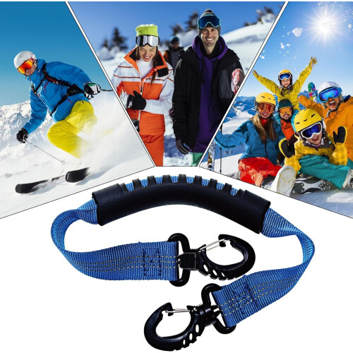 Ski boot straps, ski carrier strap, multifunctional carrying strap for skates, snowboard 2