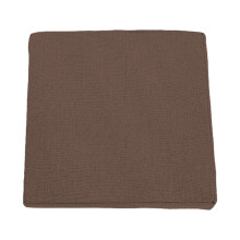 Conjunto de almofadas de assento e encosto em espuma viscoelástica para área externa, almofadas de veludo resistentes à água com enchimento